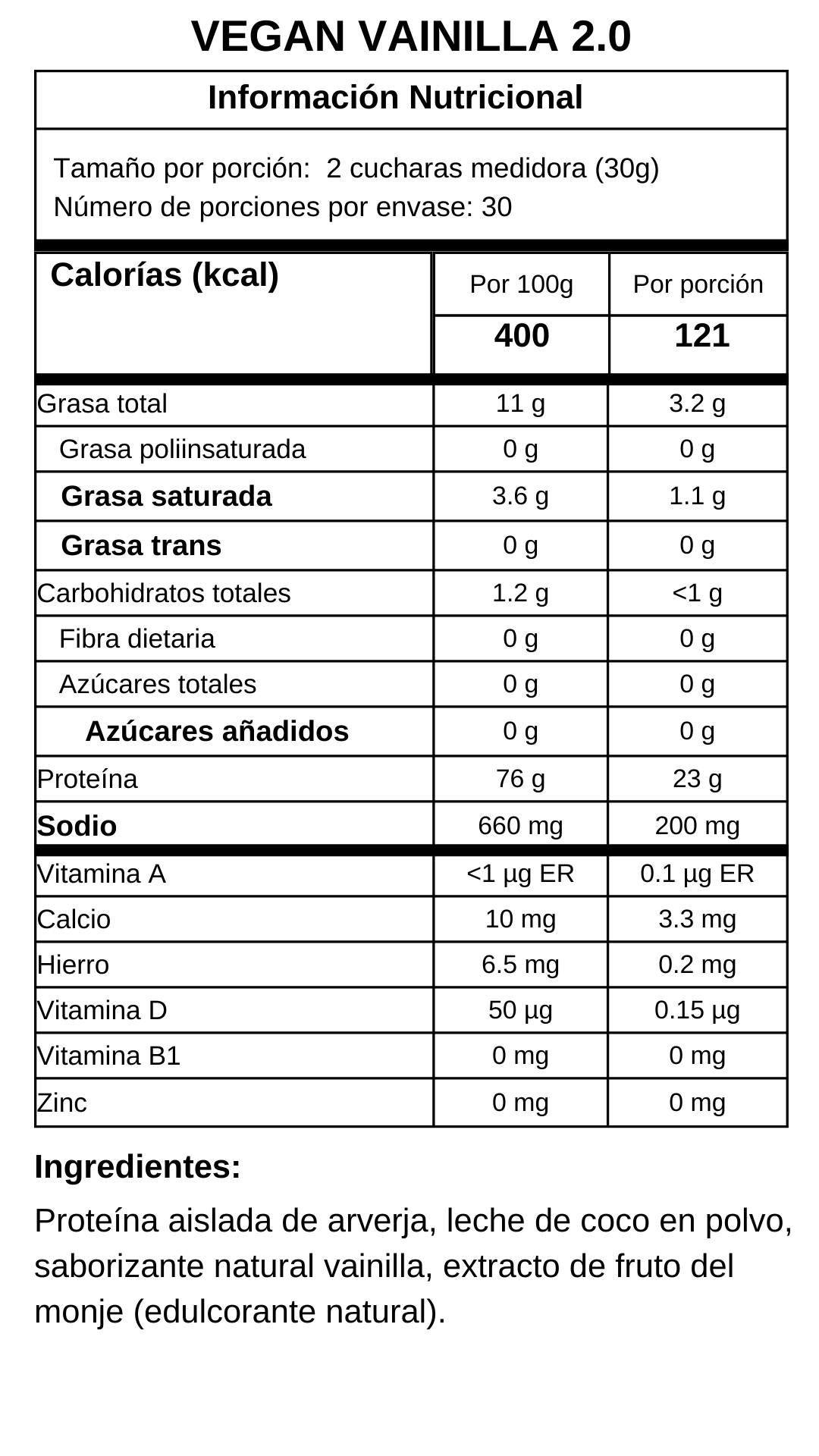Proteína Vegetal - 2 Libras (910g)