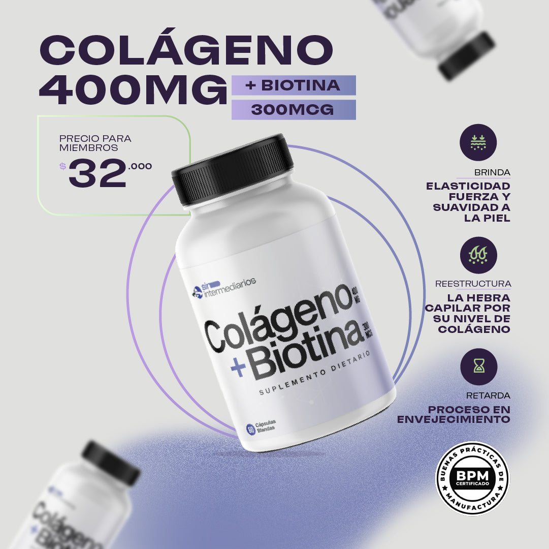 Cápsulas Colágeno + Biotina