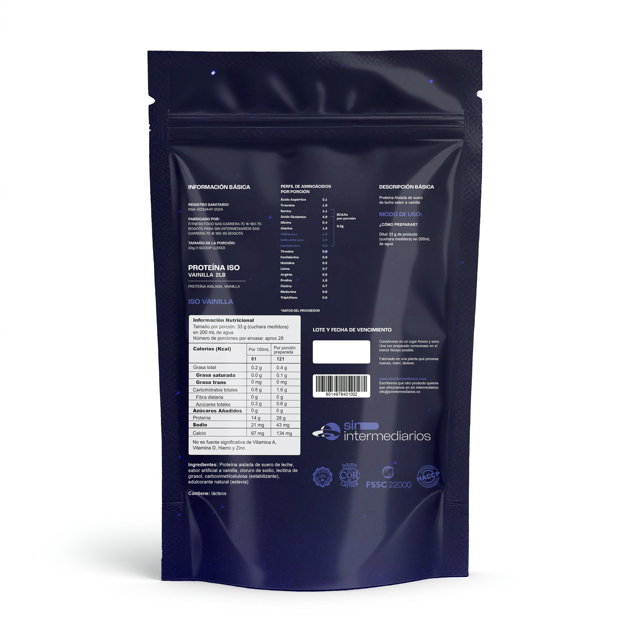Proteína Aislada (ISO)