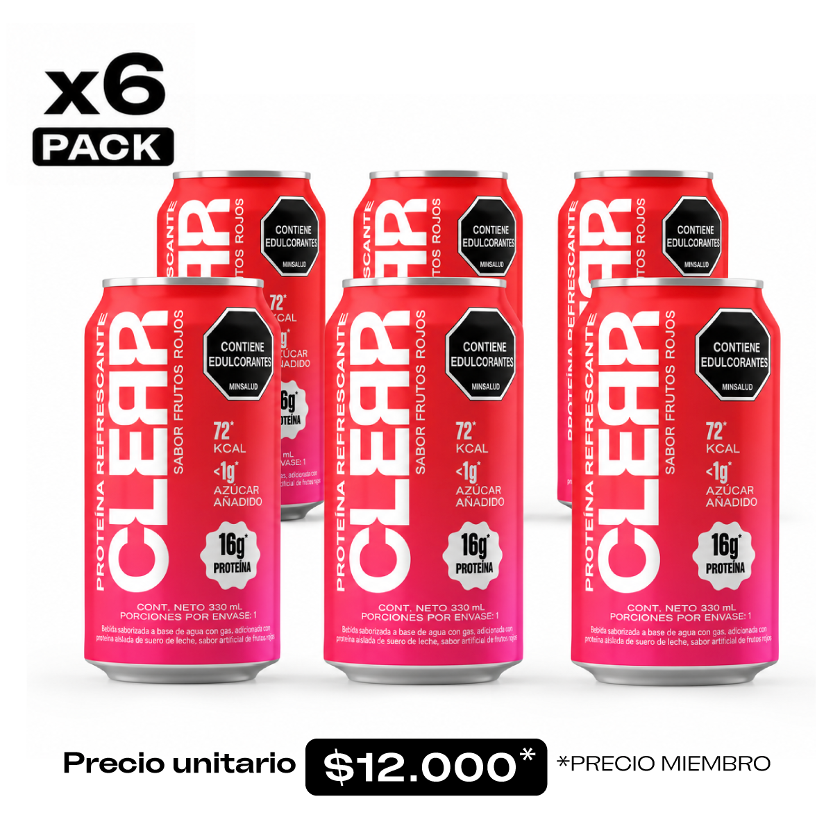 Clear (Proteína refrescante) - RTD