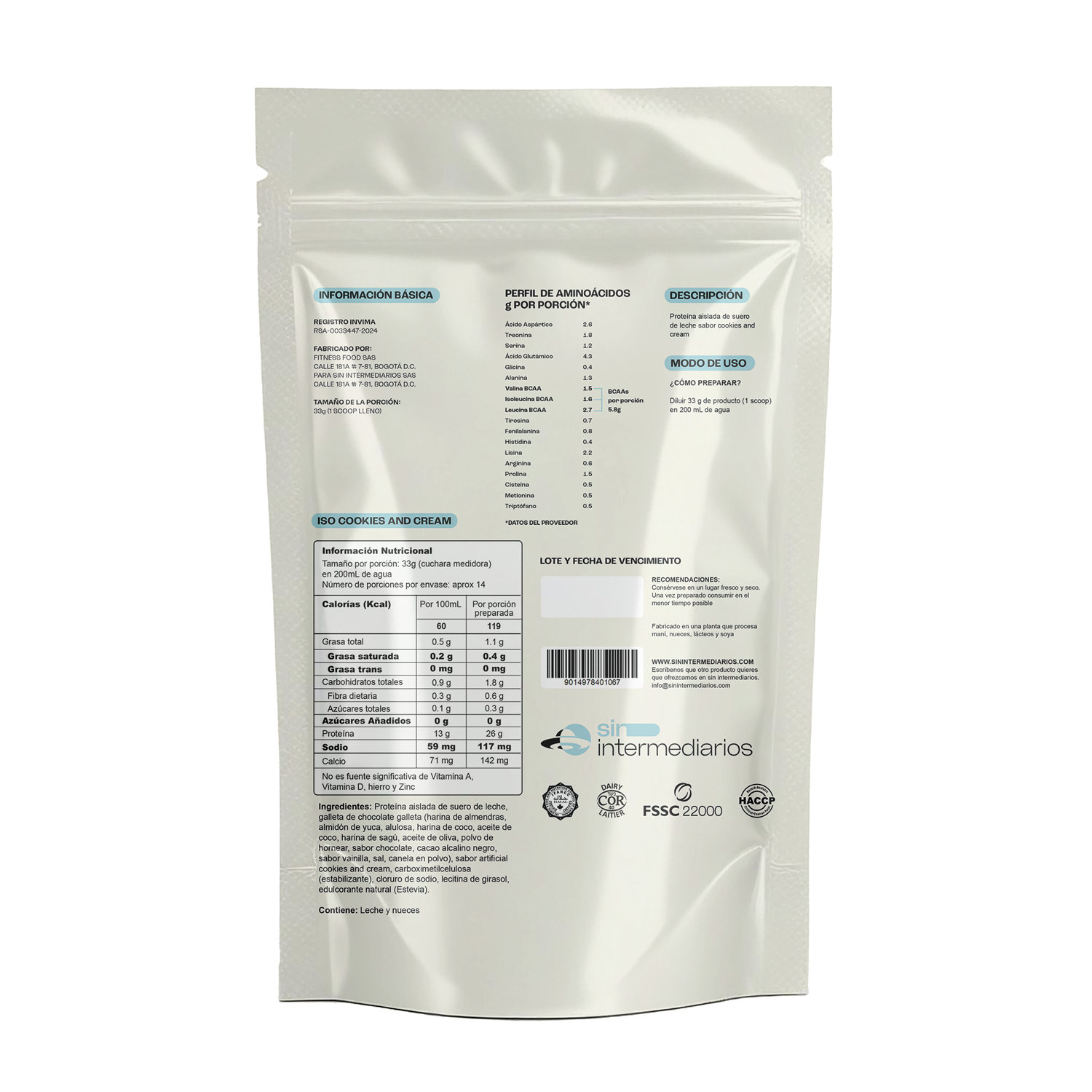 Proteína Whey - Cookies & Cream