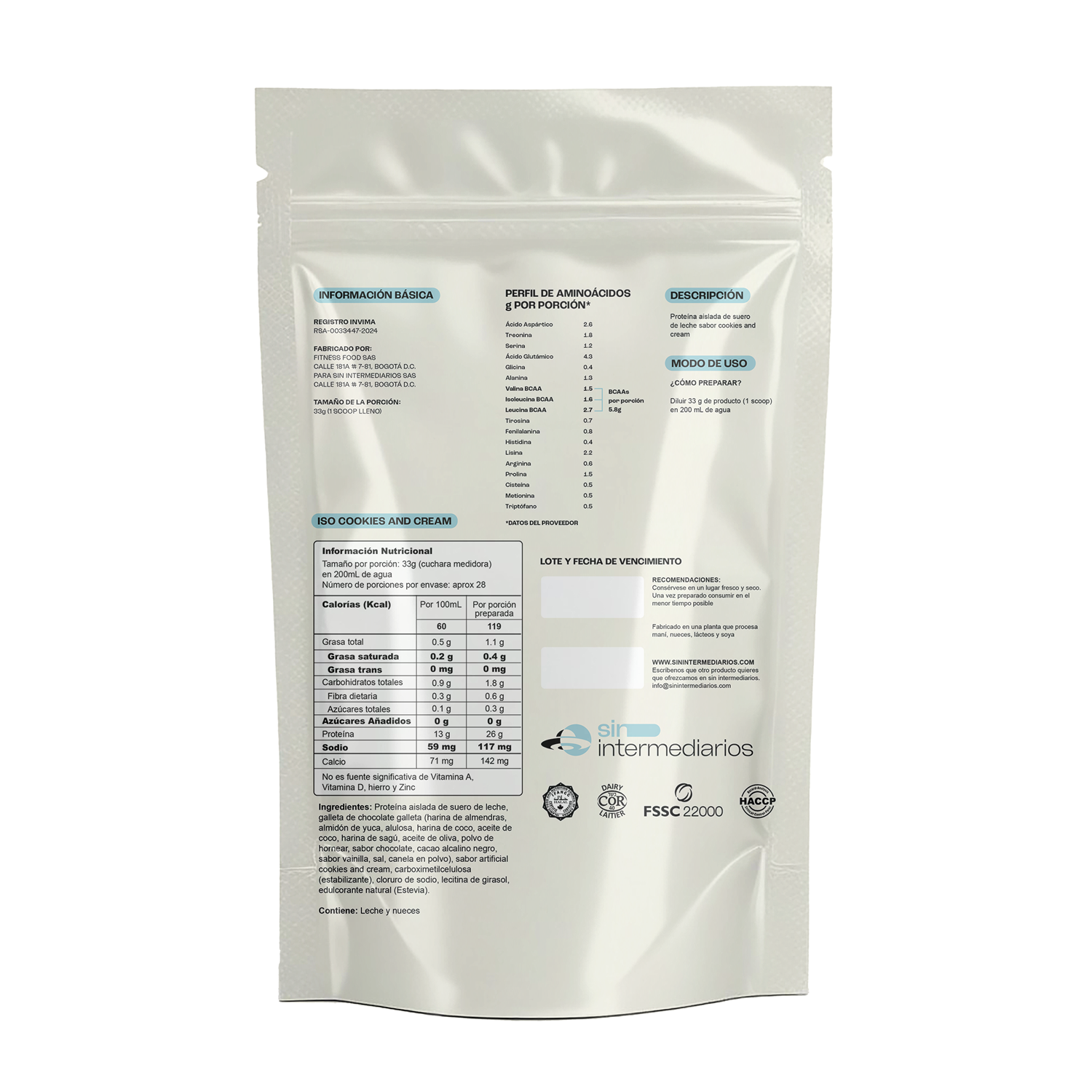 Proteína Aislada (ISO)