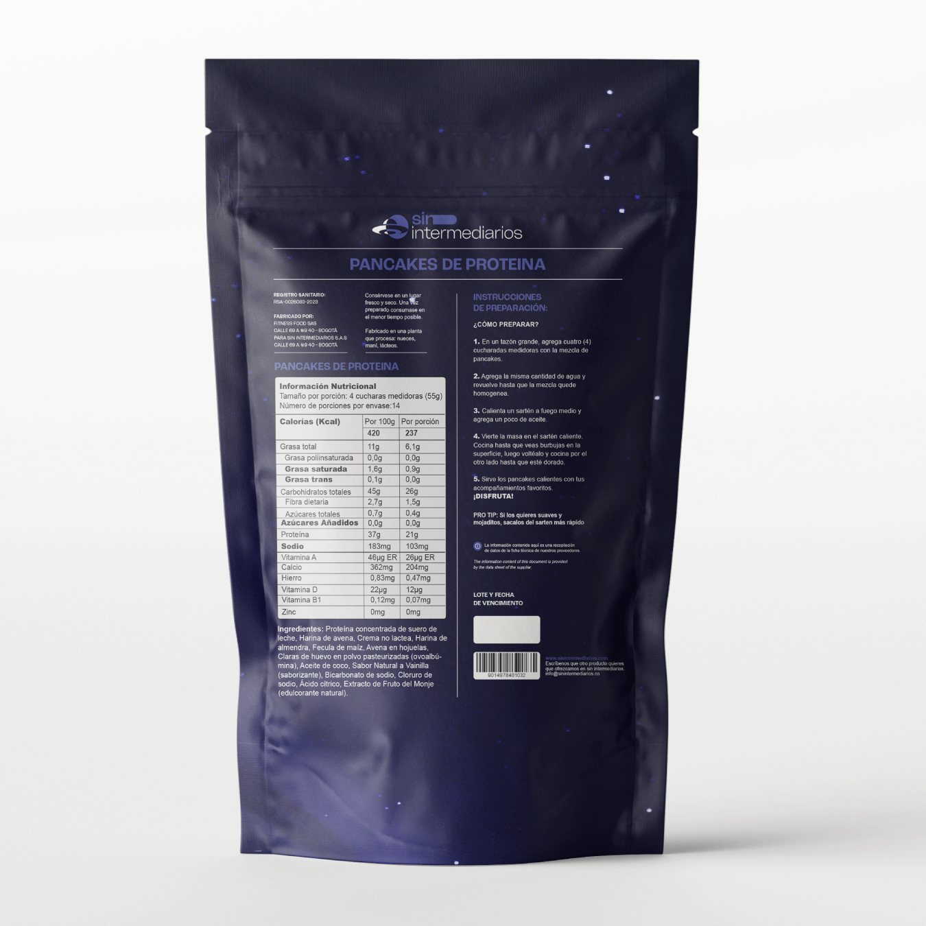 Pancakes de Proteína - 770g