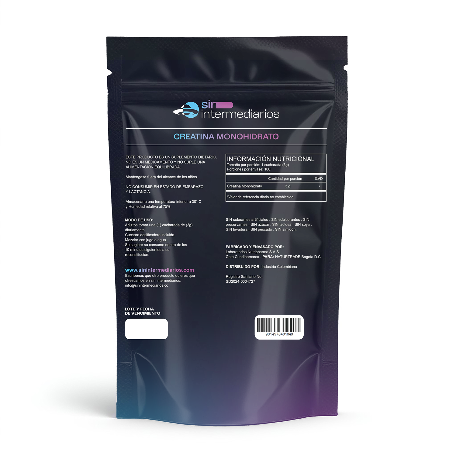 Creatina Monohidrato - 300g