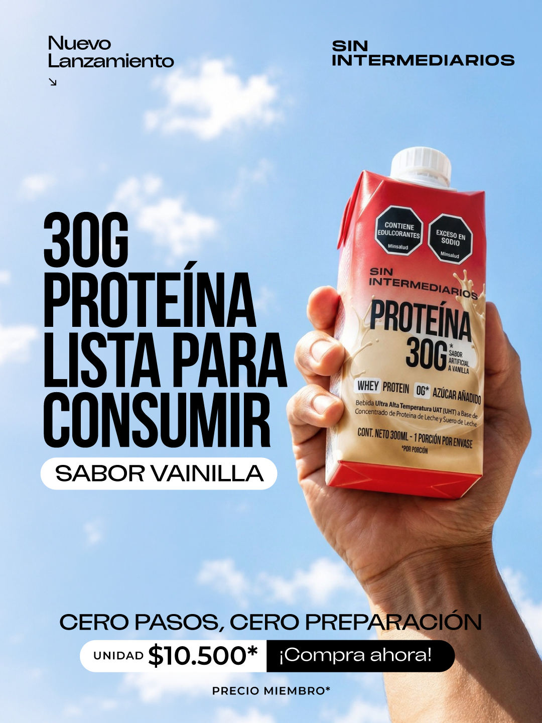 RTD Batido de Proteína Vainilla