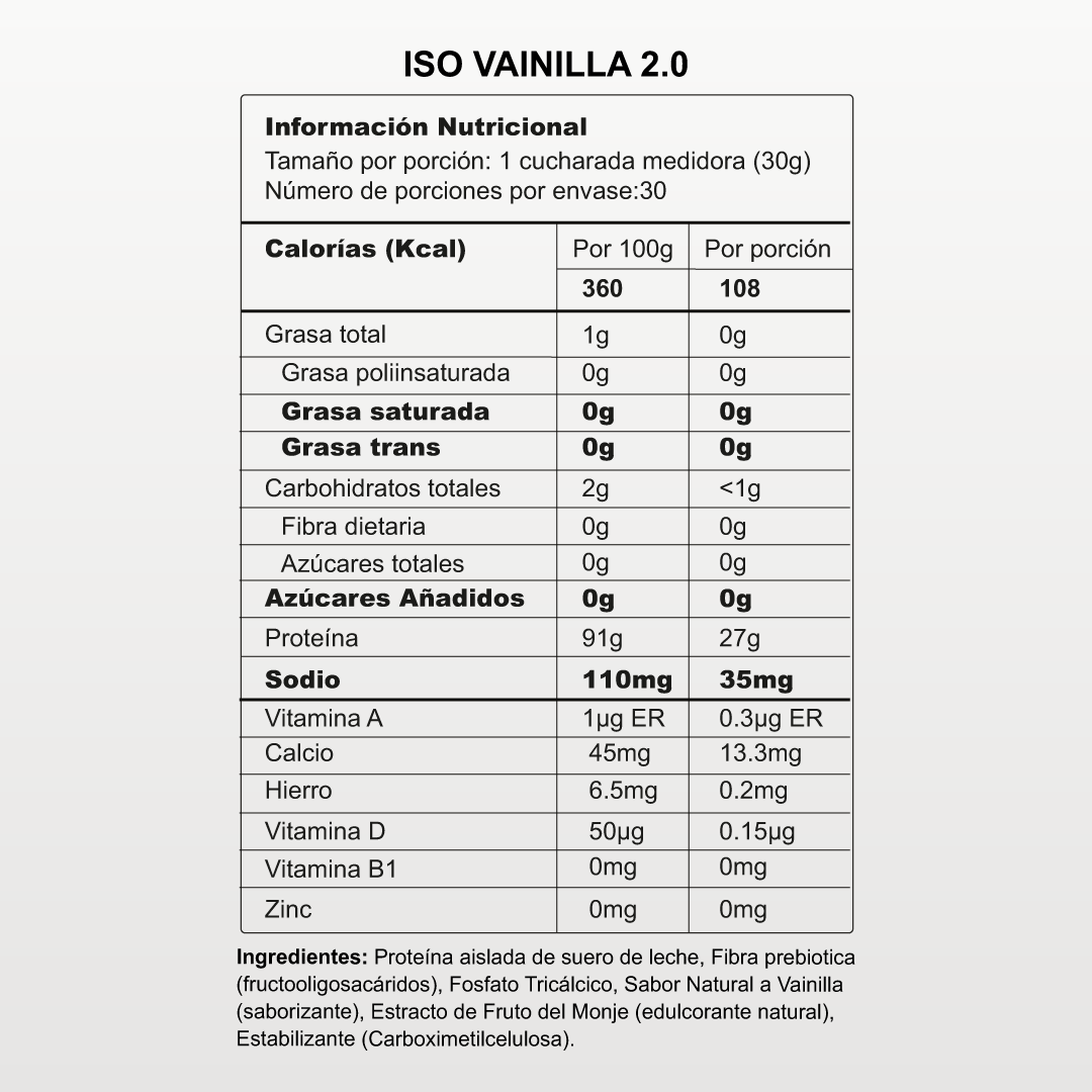Proteína Aislada (ISO) - 910g