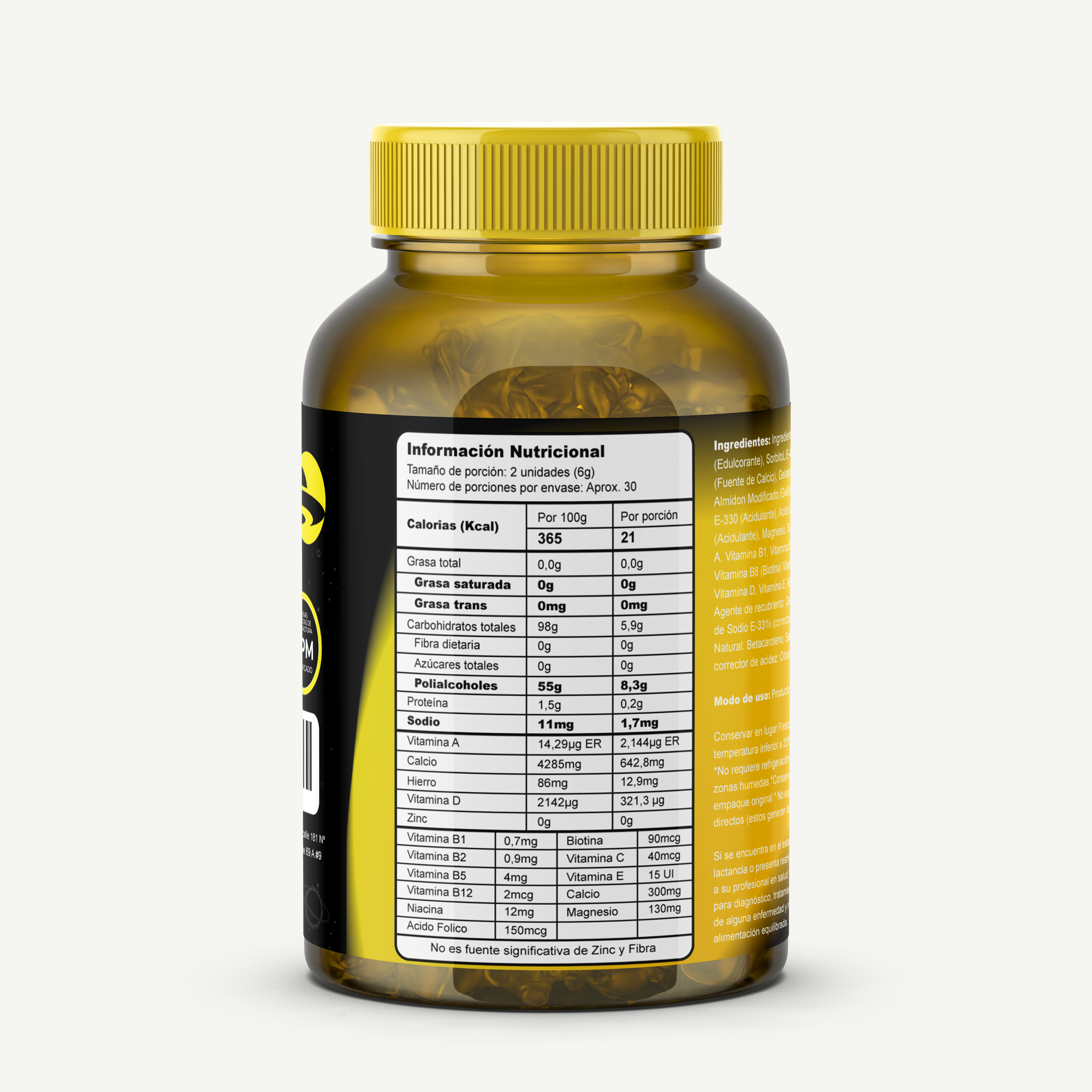 Gomas con Multivitamínicos y Minerales