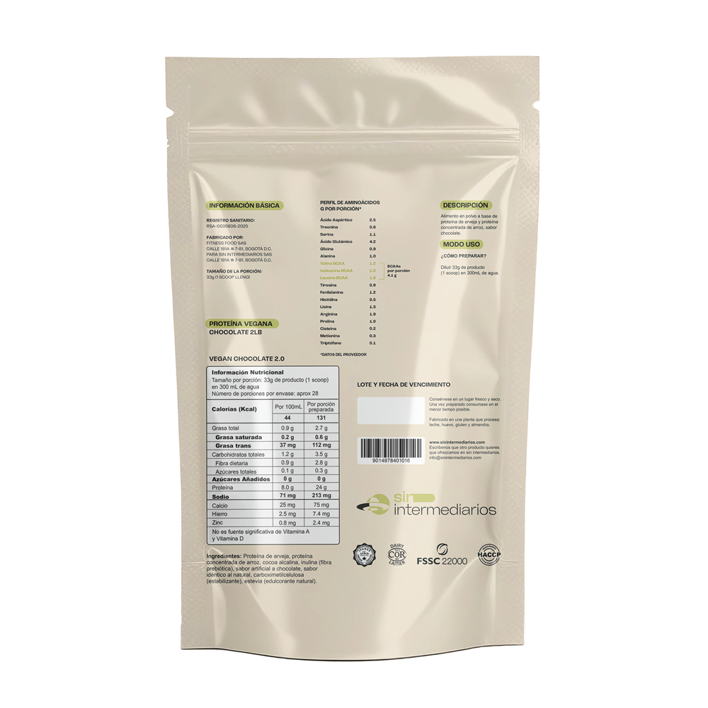 Proteína Vegan - Chocolate